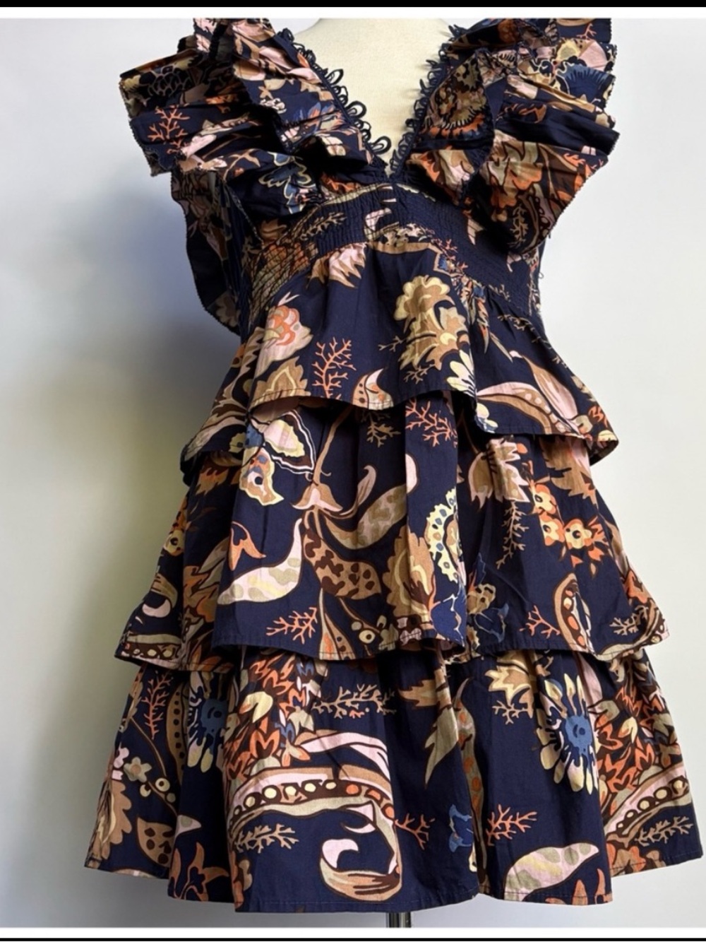 NWT Anthropologie Sleeveless Ruffled A-Line
Mini Dress, M - Picture 4 of 15